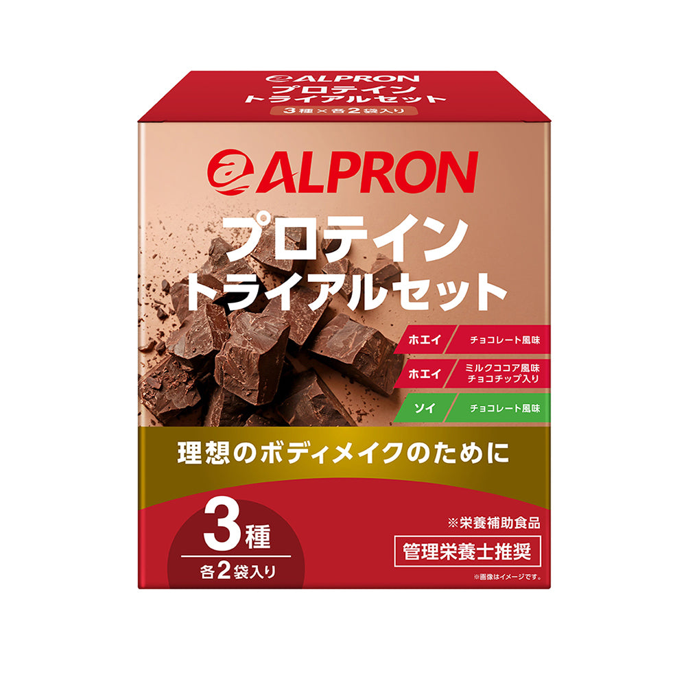 ALPRON WPC+SOYプロテイン トライアルセット（15g×6袋） – アルプロン 