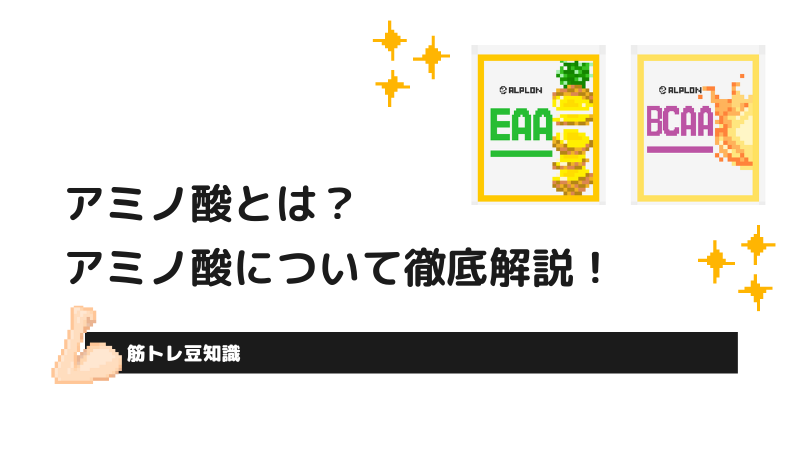 アミノ酸とは？　アミノ酸について簡単解説！