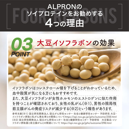 ALPRON ソイプロテイン チョコレート風味(250g×6個)　賞味期限間近