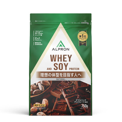 ALPRON NATURAL WHEY＆SOY(750g)