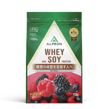 ALPRON NATURAL WHEY＆SOY(750g)