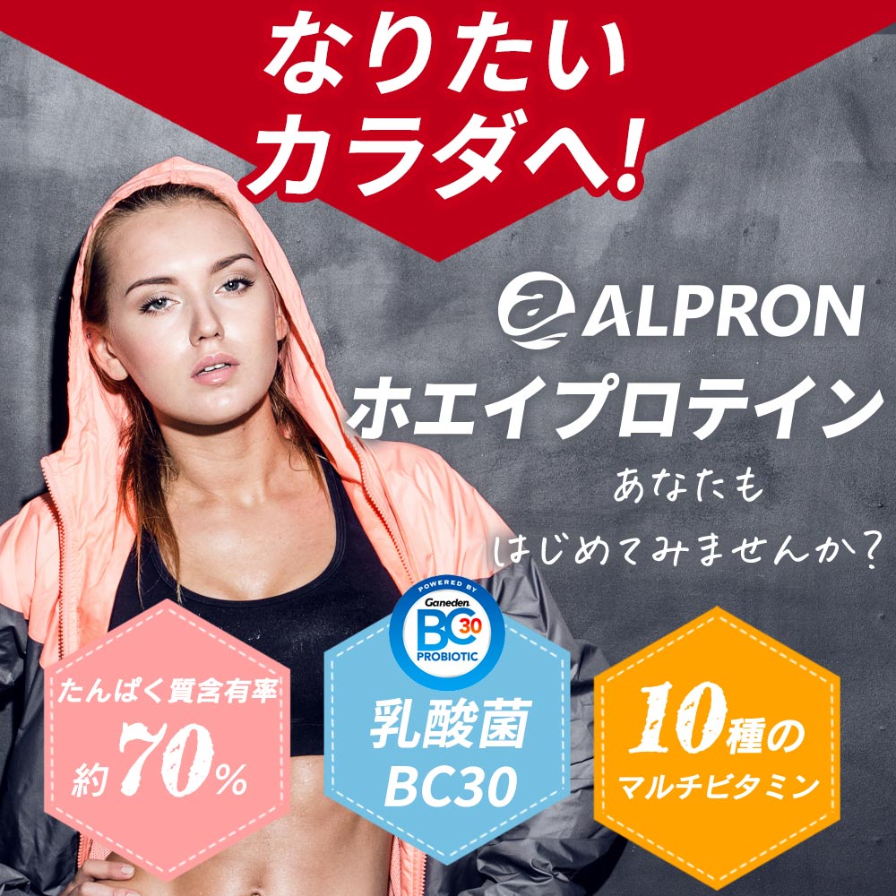 【数量限定】ALPRON WPCプロテイン クッキー&クリーム風味 チョコチップ入り(500g)